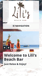 Mobile Screenshot of lilisbeachbar.com